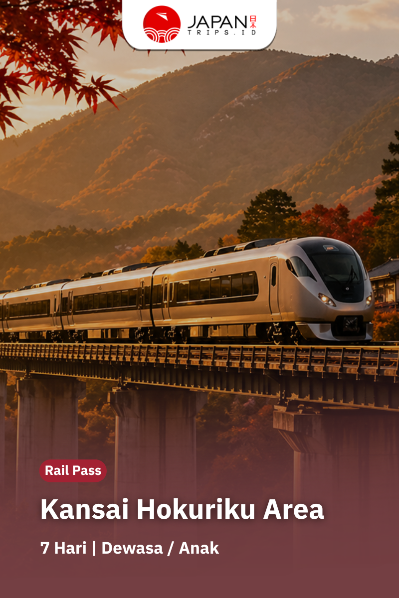 Kansai Hokuriku Area Pass 7 Days