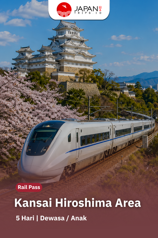 JR Kansai Hiroshima Area Pass 5 Days