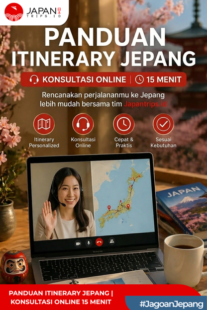 Panduan Itinerary Jepang | Konsultasi Online (15 Menit)
