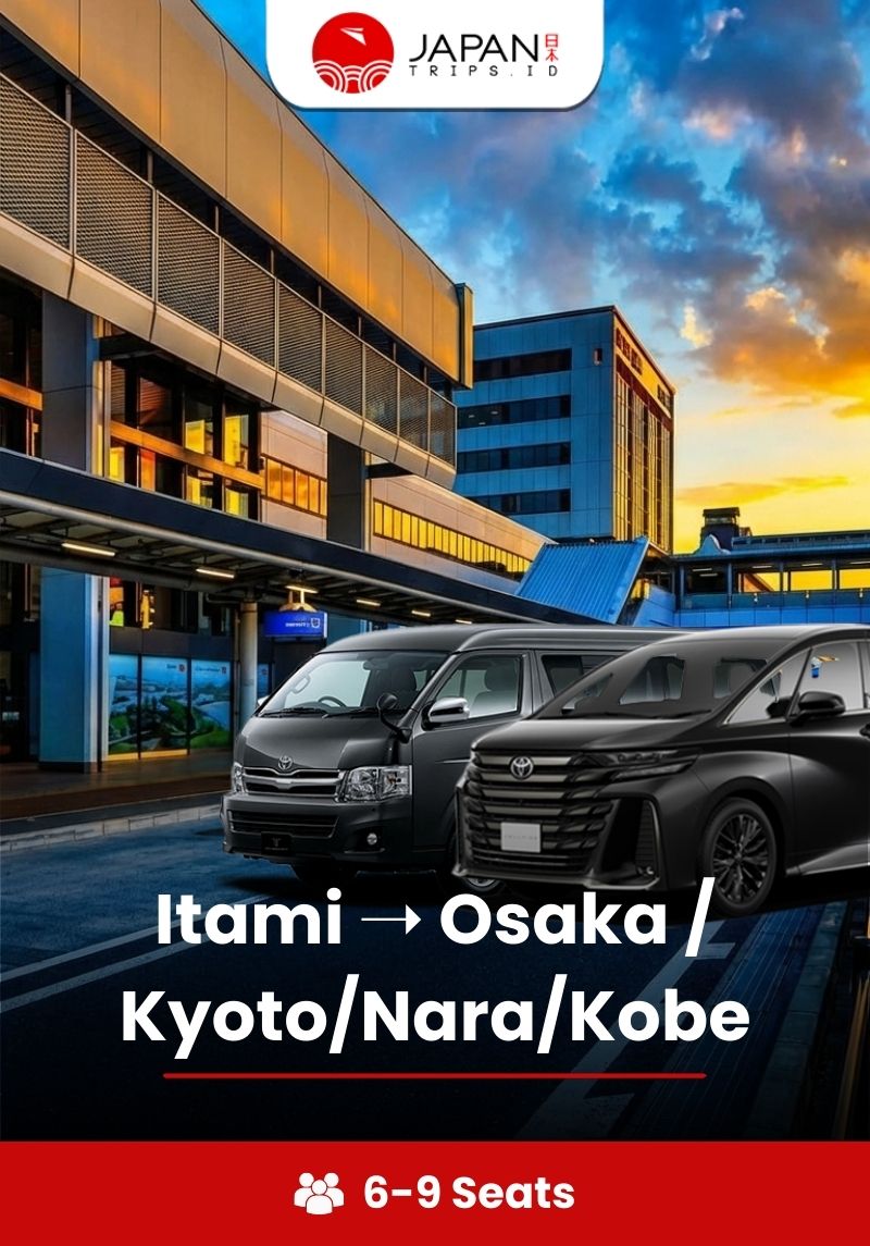 Sewa Mobil di Jepang | Rental Mobil Bandara Itami ke Osaka/Kyoto/Nara/Kobe