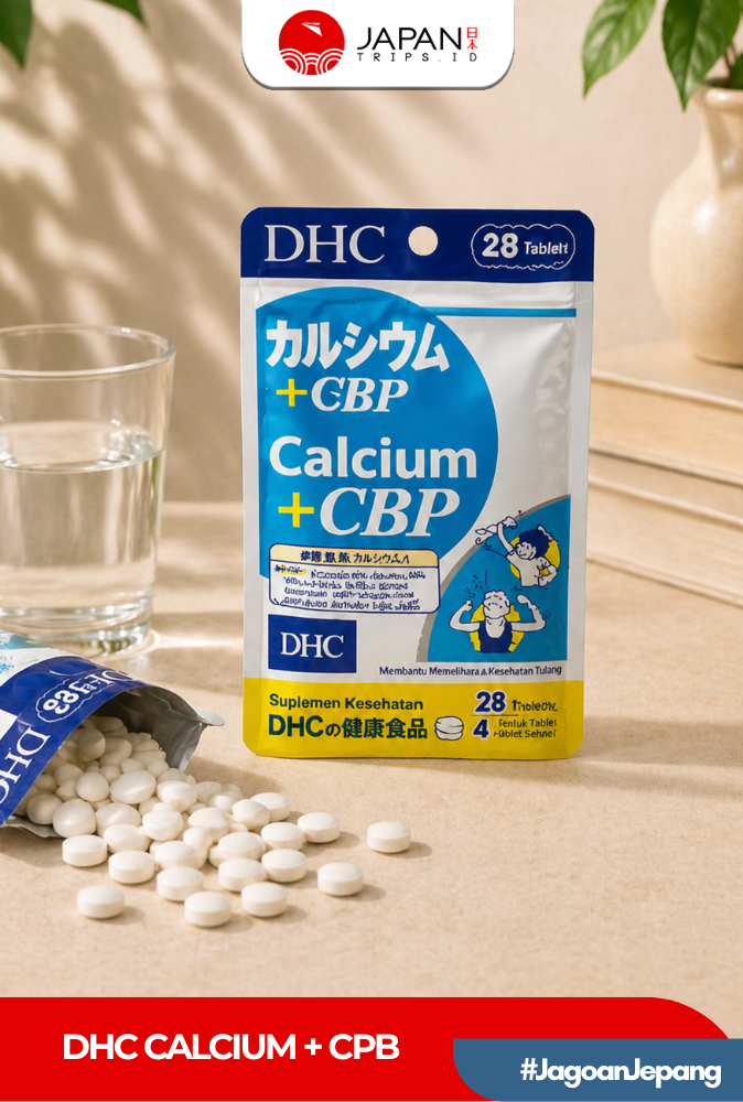 DHC Calcium + CBP / 7 Days (28 Tablet) | Suplemen Kalsium & Nutrisi Tulang
