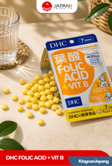 DHC Folic Acid + Vitamin B / 7 Days |  Suplemen Asam Folat & Vitamin B