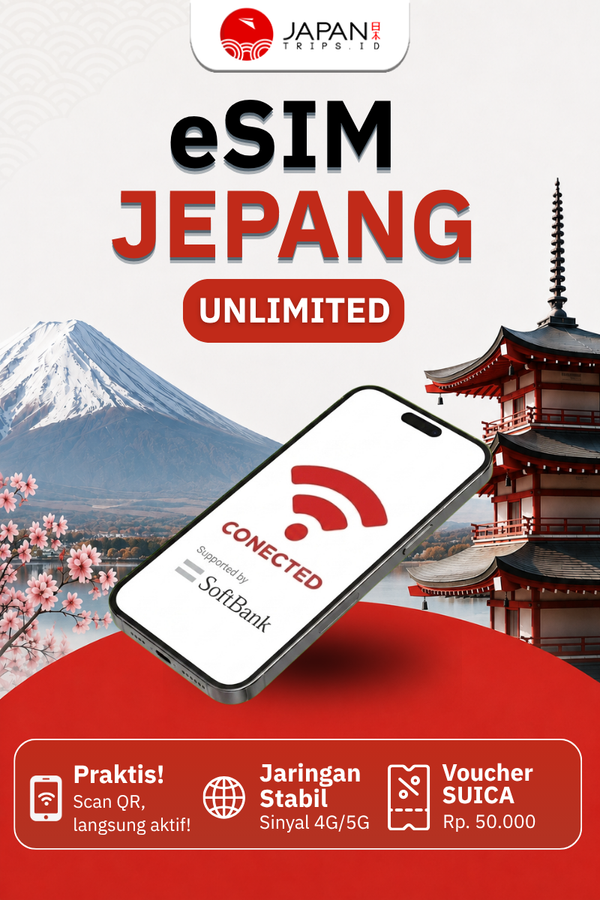 eSIM Japan Unlimited + Transit Country | eSIM Travel Jepang