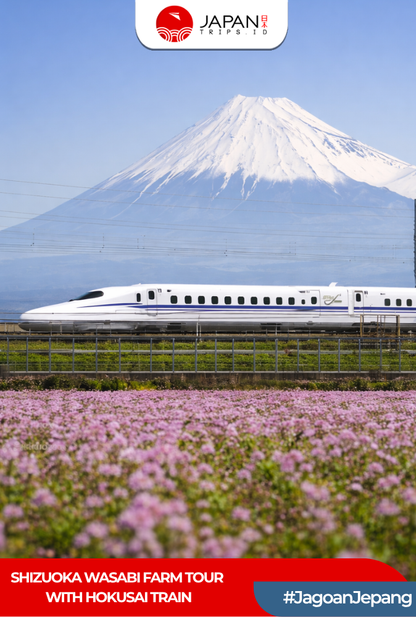 Shizuoka Wasabi Farm Tour with Hokusai Train