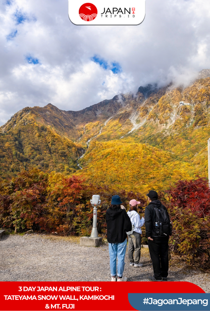3-Day Japan Alpine Tour: Tateyama Snow Wall, Kamikochi & Mt. Fuji