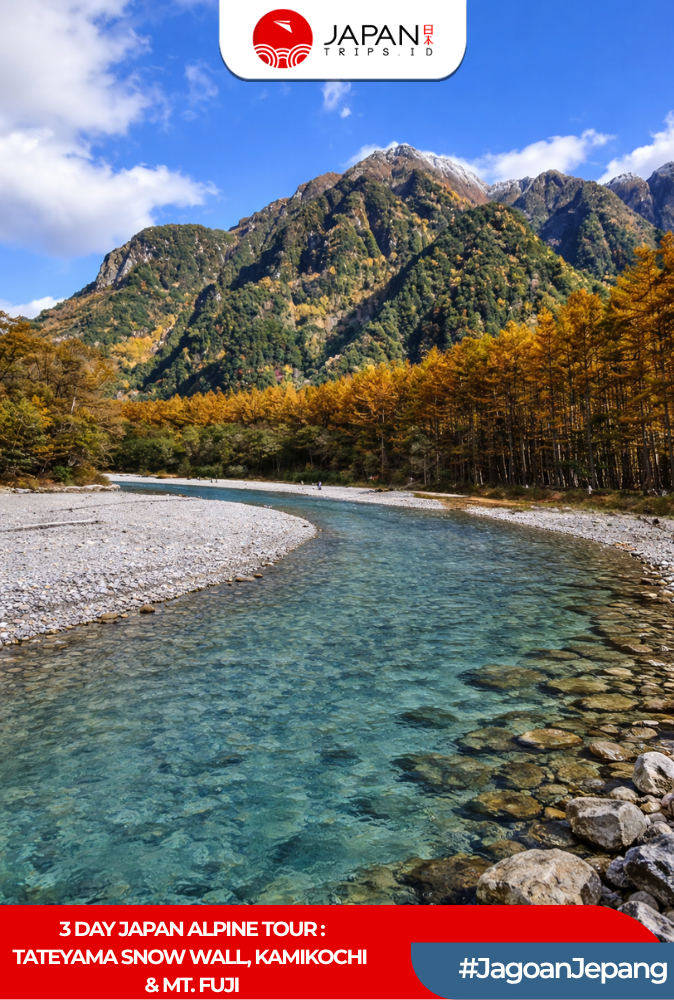 3-Day Japan Alpine Tour: Tateyama Snow Wall, Kamikochi & Mt. Fuji