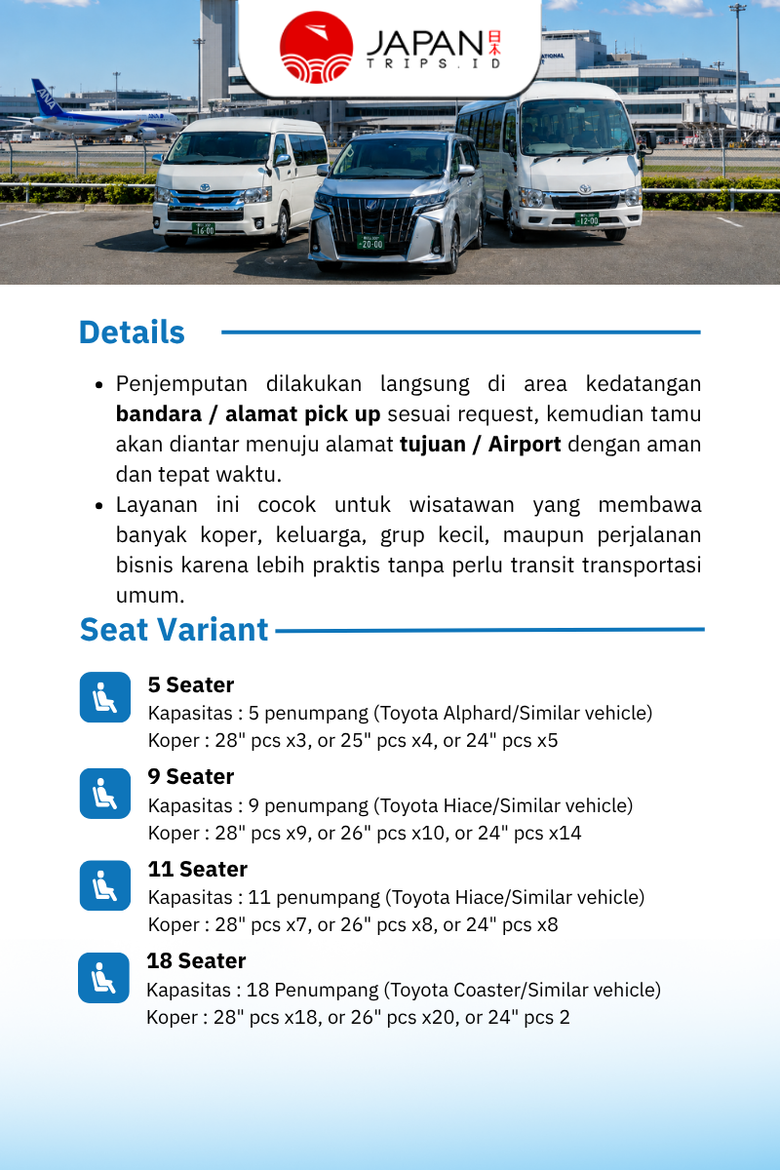 Itami Airport Transfer to Osaka/Kyoto/Nara/Kobe