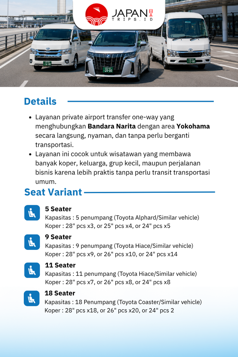 Private Airport Transfer Narita To Yokohama | Private Airport Transfer One Way