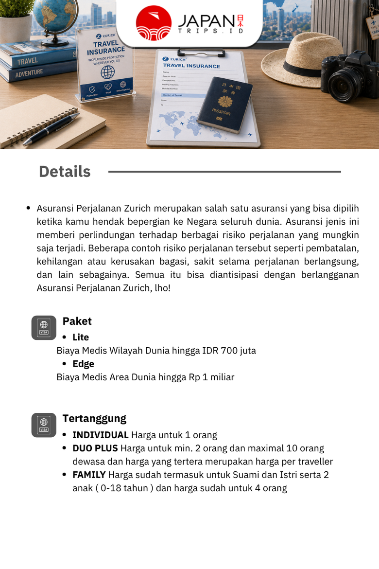 Zurich Asuransi Perjalanan Worldwide | Global Travel Insurance by Zurich