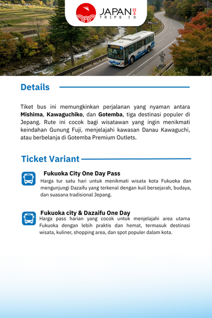 Fukuoka City Bus One-Day Pass