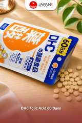 DHC Folic Acid 60 Days (60 Tablet) Asam Folat 400mcg - Mendukung Metabolisme & Energi Tubuh
