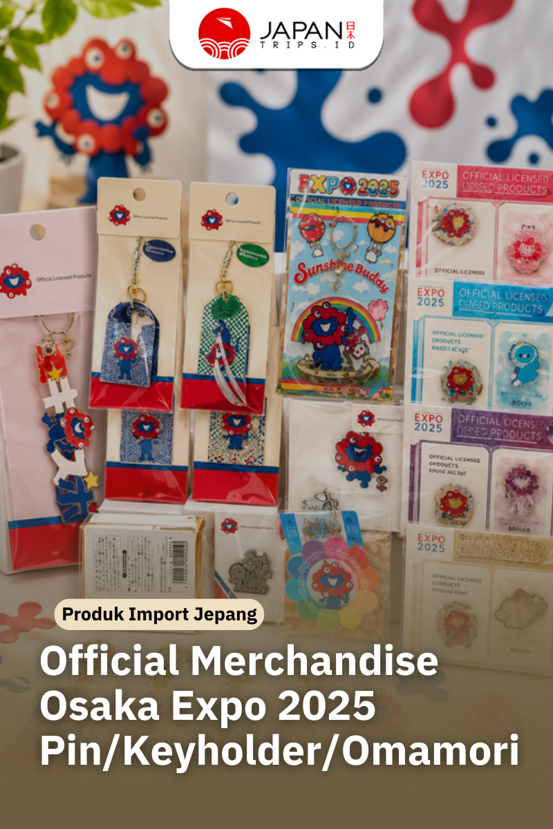 Official Merchandise Osaka Expo 2025 | Pin / Keyholder / Omamori