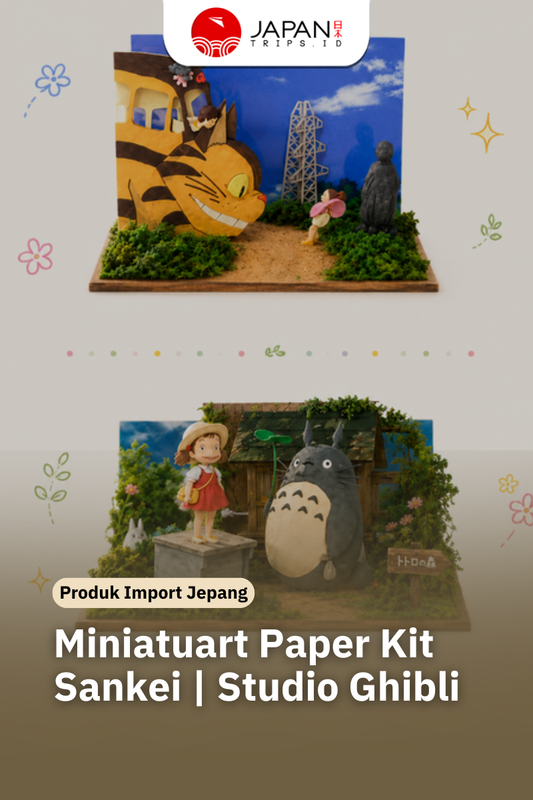 Miniatuart Paper Kit Sankei | Studio Ghibli