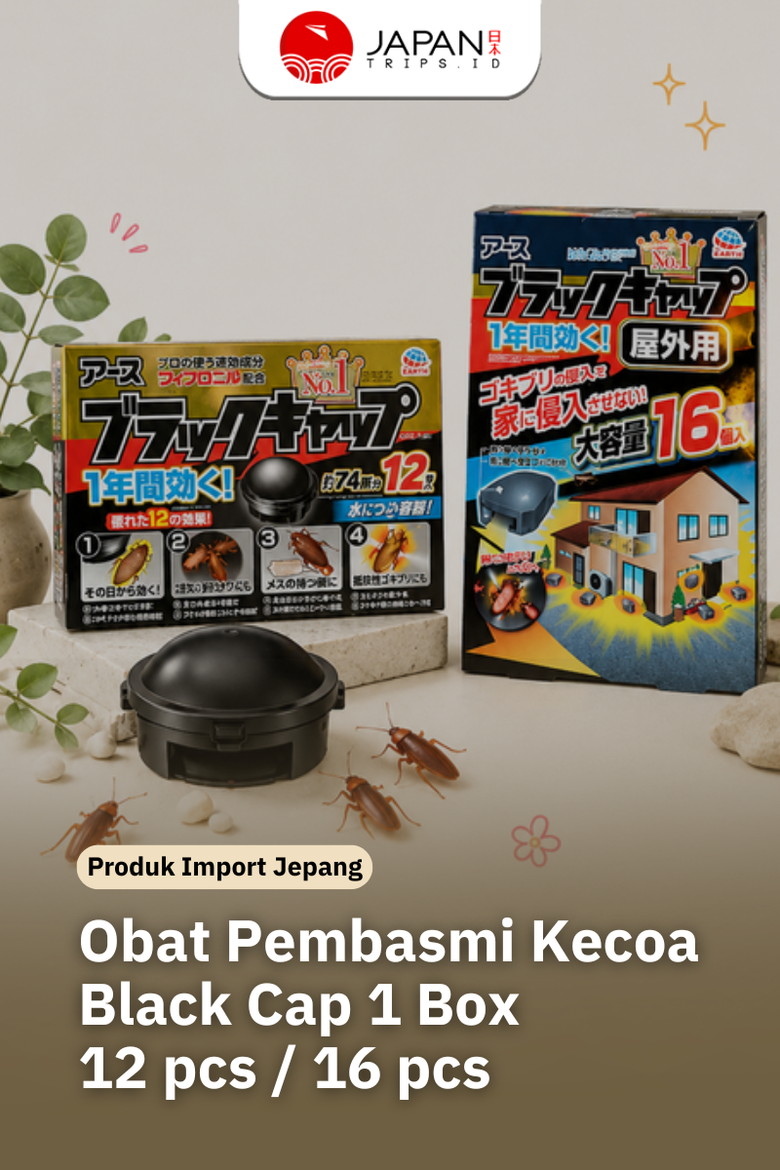 Obat Pembasmi Kecoa Black Cap | Import Jepang
