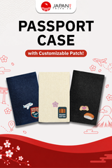 PASSPORT CASE - Custom Passport Holder + 2 Patch | Passport Cover Case Custom | Sampul Paspor Travel | Japantrips x Ongoing Project