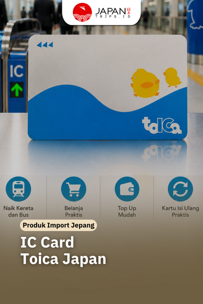TOICA IC Card Jepang Original | Kartu Transport dan Belanja Jepang