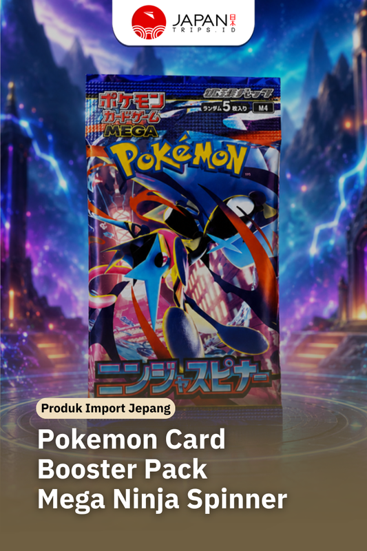 Pokemon Card Game Mega Ninja Spinner Booster Pack | Jepang Original | 5 Kartu Pokemon