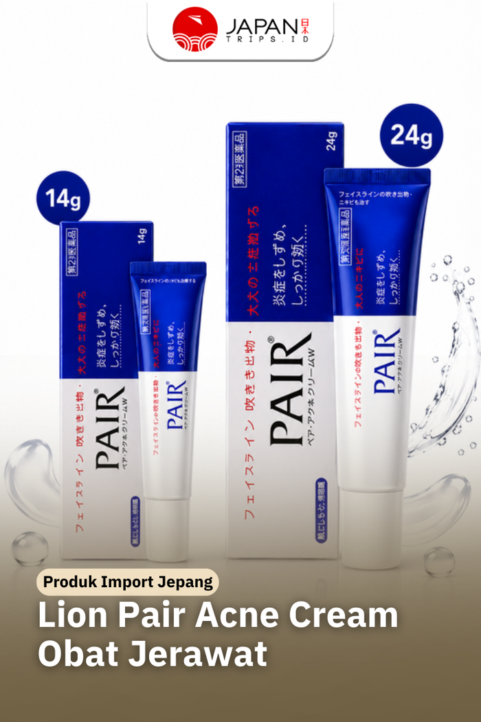 Lion Acne Cream Original Japan – Obat Totol Jerawat Spot Treatment 14g / 24g