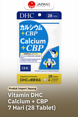DHC Calcium + CBP / 7 Days (28 Tablet) | Suplemen Kalsium & Nutrisi Tulang