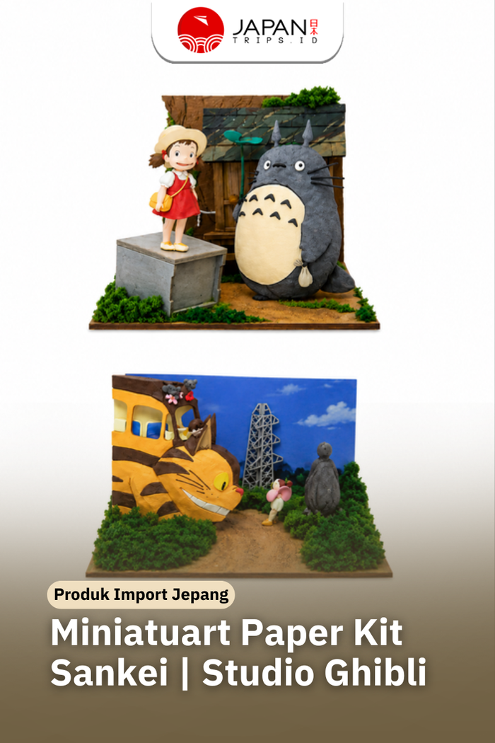 Miniatuart Paper Kit Sankei | Studio Ghibli