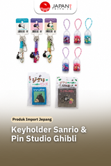 Keyholder Sanrio & Pin Studio Ghibli - Produk Import Japan