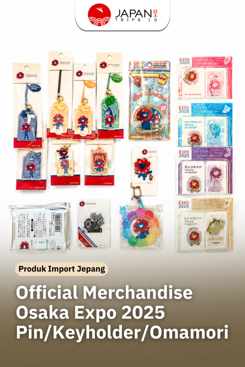 Official Merchandise Osaka Expo 2025 | Pin / Keyholder / Omamori