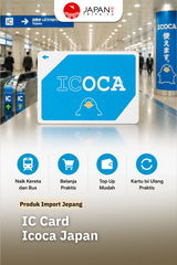 IC Card Icoca Japan | Kartu Transport & Belanja Jepang