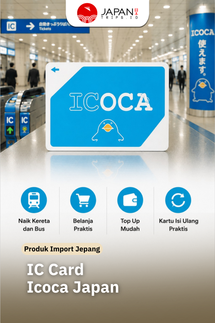 IC Card Icoca Japan | Kartu Transport & Belanja Jepang