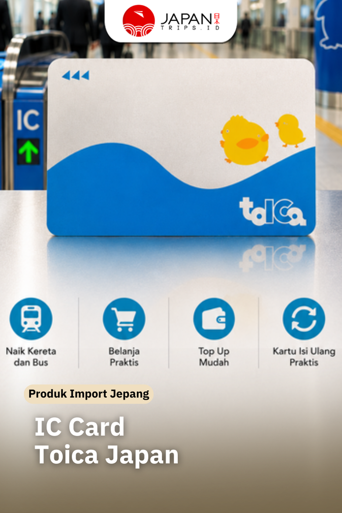 TOICA IC Card Jepang Original | Kartu Transport dan Belanja Jepang