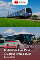 Izuhakone Line 2-Day & 1-Day Pass (Rail & Bus) | Tiket Izuhakone Line 1 & 2 Hari (Kereta & Bus)