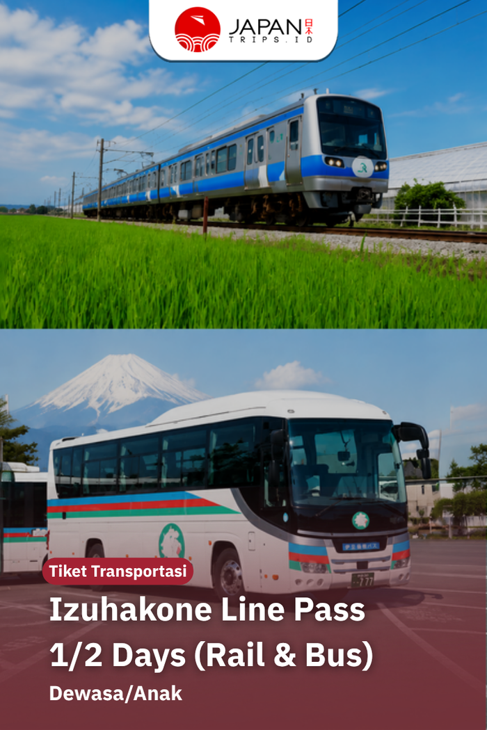 Izuhakone Line 2-Day & 1-Day Pass (Rail & Bus) | Tiket Izuhakone Line 1 & 2 Hari (Kereta & Bus)