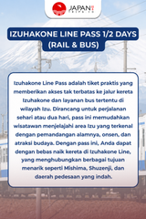 Izuhakone Line 2-Day & 1-Day Pass (Rail & Bus) | Tiket Izuhakone Line 1 & 2 Hari (Kereta & Bus)