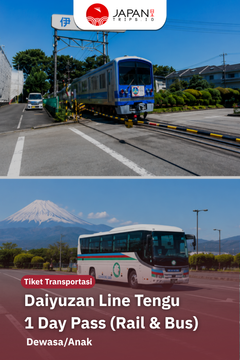 Daiyuzan Line Tengu 1-Day Pass (Rail & Bus) | Tiket 1 Hari Daiyuzan Line Tengu Kereta Api & Bis
