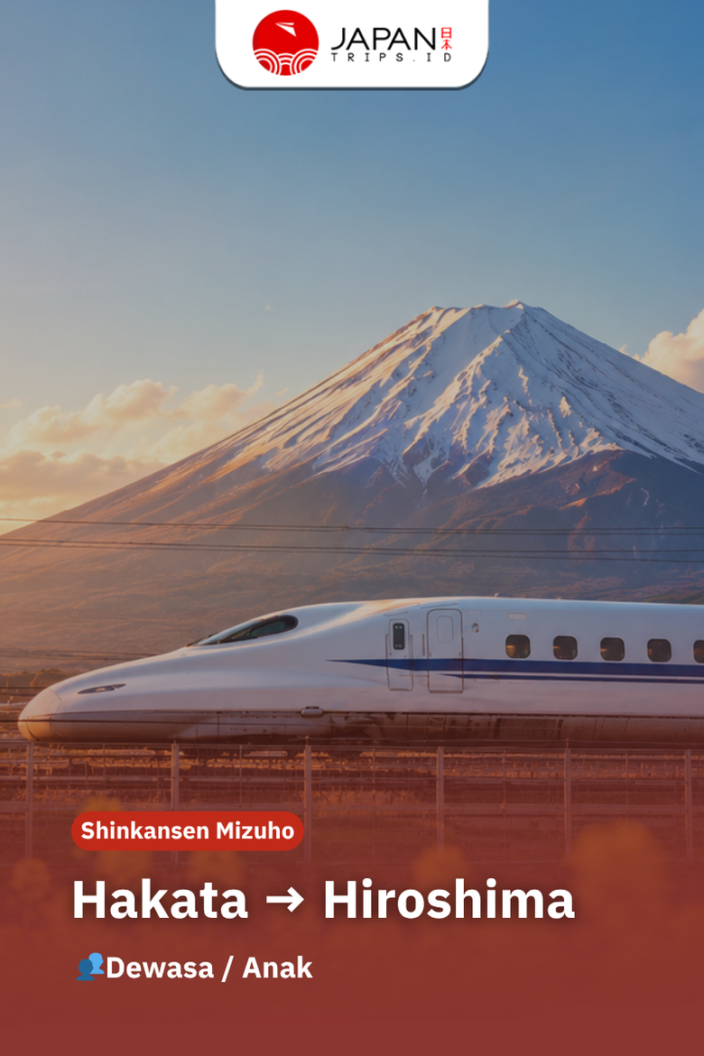 Shinkansen Mizuho Hakata to Hiroshima