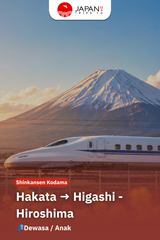 Shinkansen Kodama Hakata to Higashi-Hiroshima