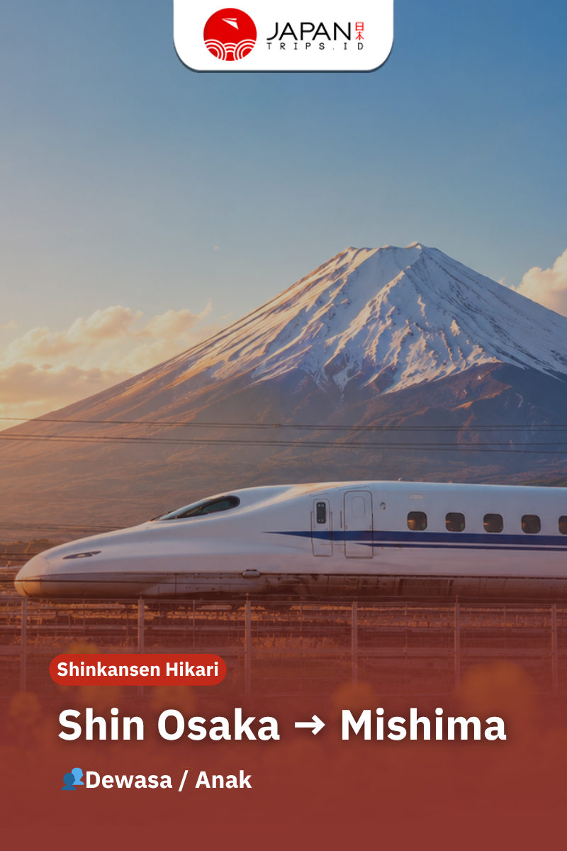 Shinkansen Hikari Shin-Osaka to Mishima