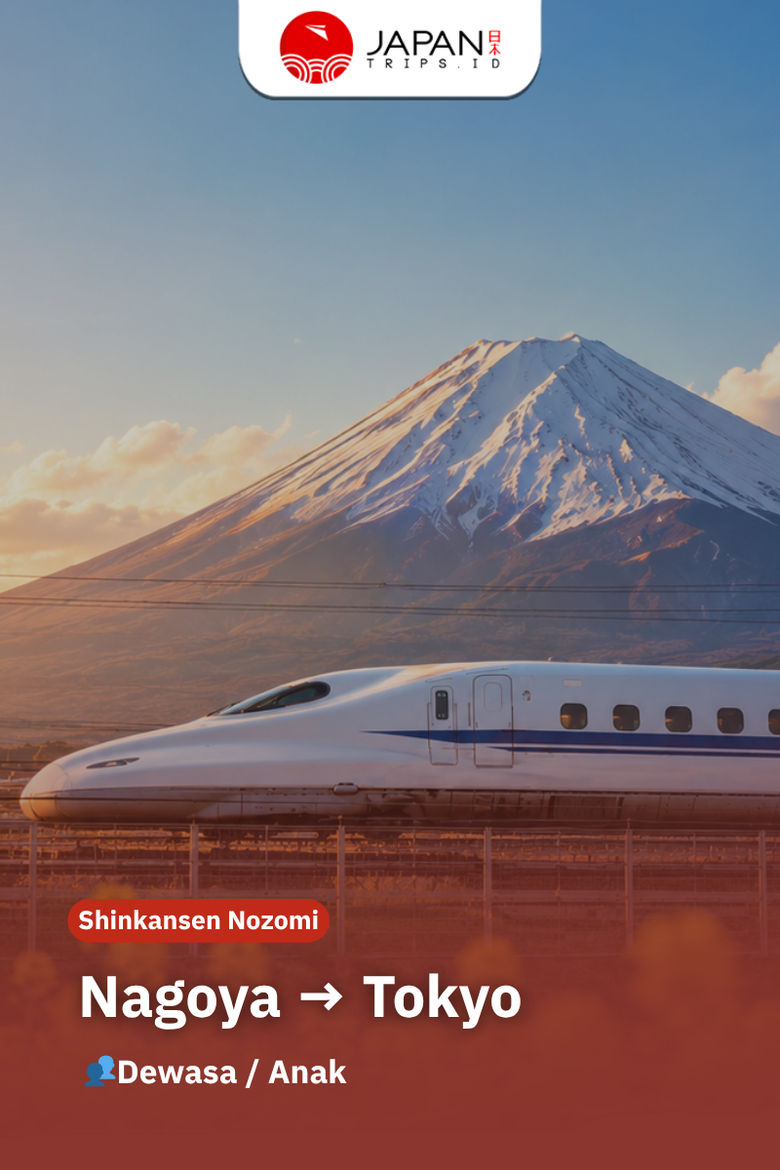 Shinkansen Nozomi Nagoya to Tokyo