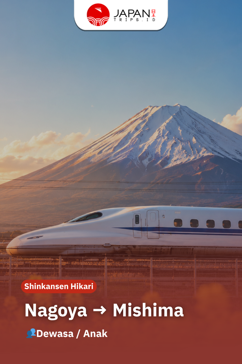 Shinkansen Hikari Nagoya to Mishima