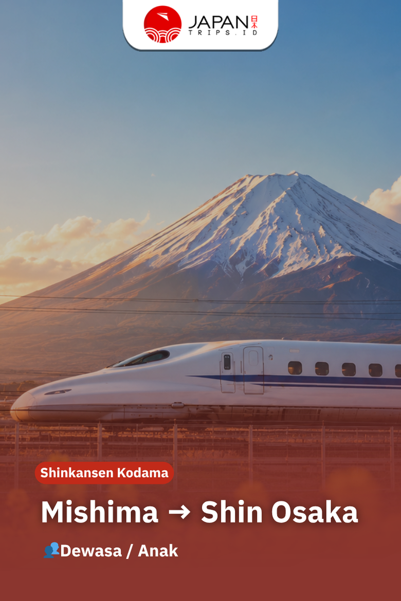 Shinkansen Kodama Mishima to Shin-Osaka