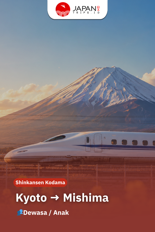 Shinkansen Kodama Kyoto to Mishima