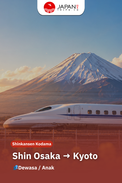 Shinkansen Kodama Shin-Osaka to Kyoto