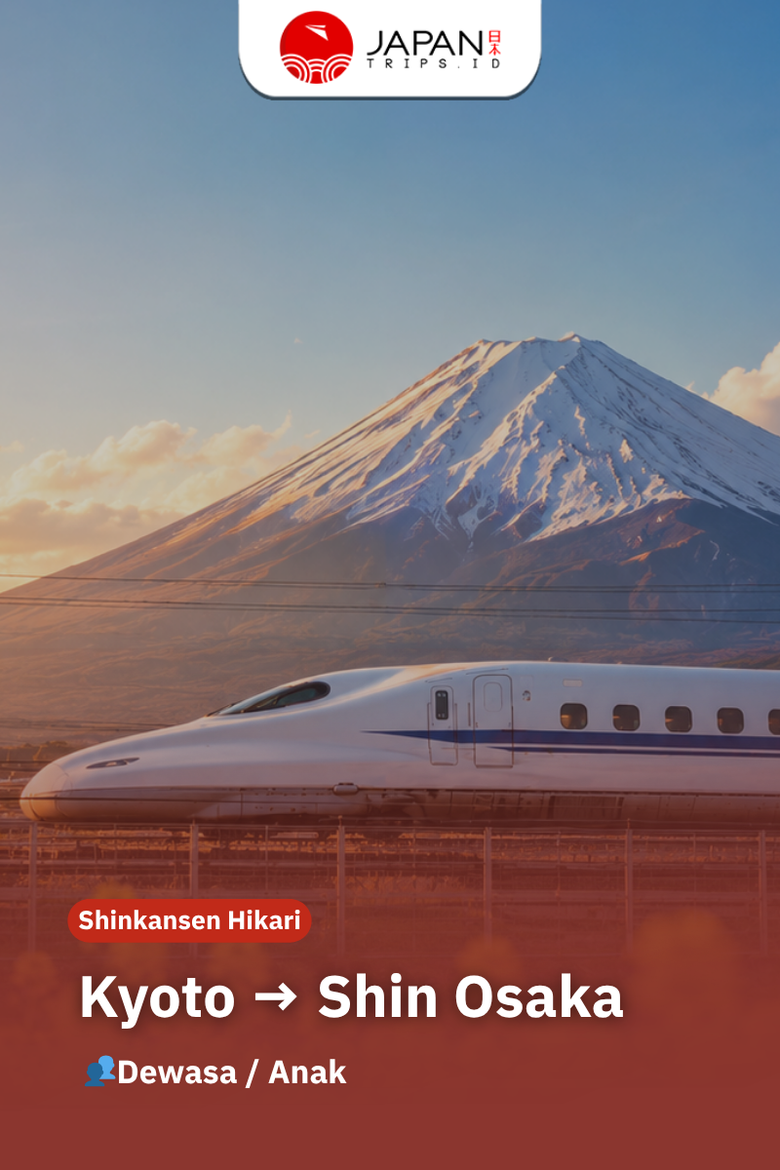Shinkansen Hikari Kyoto to Shin-Osaka
