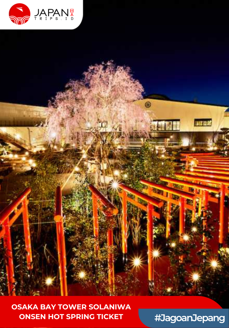 Osaka Bay Tower Solaniwa Onsen Hot Spring Ticket｜Japan