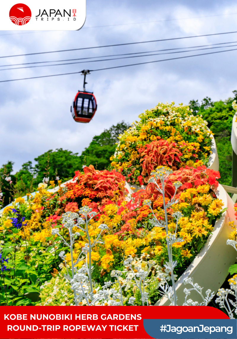 Kobe Nunobiki Herb Gardens Round-Trip Ropeway Ticket