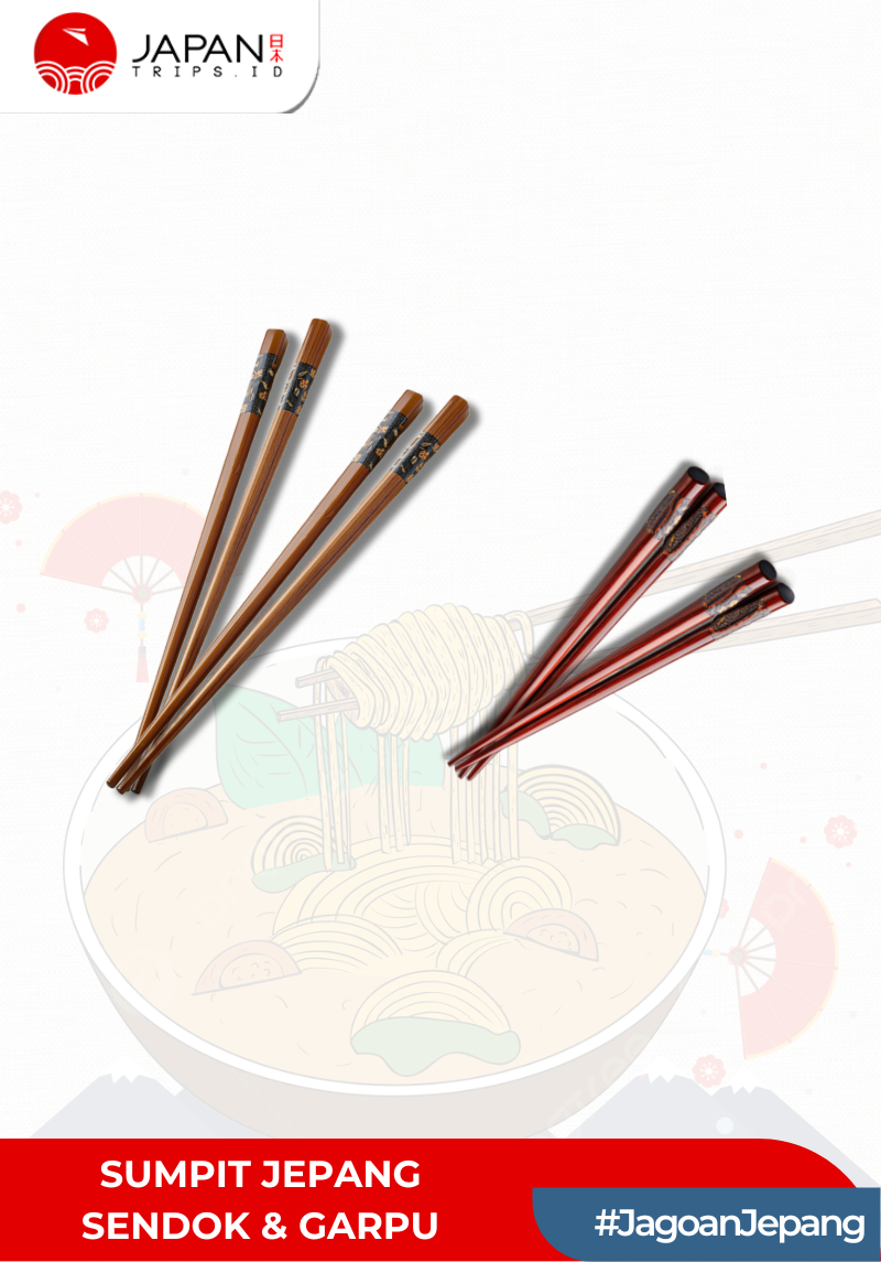 Sumpit Jepang & Sendok Garpu Hello Kitty | Produk Import Japan