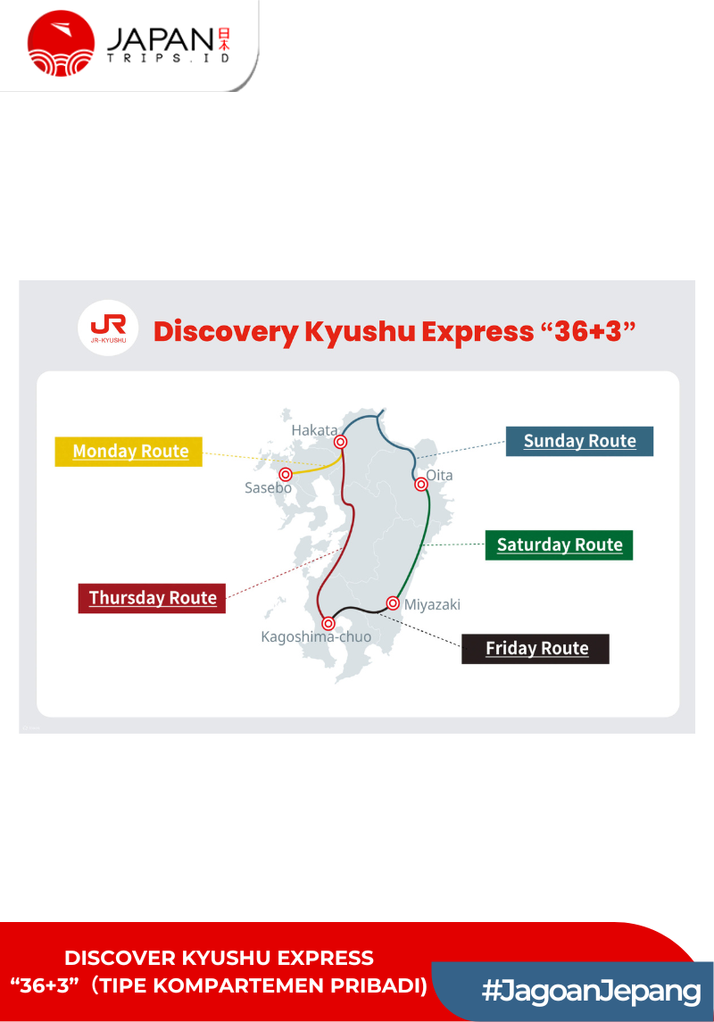 DISCOVER KYUSHU EXPRESS “36+3”（Tipe Kompartemen Pribadi)