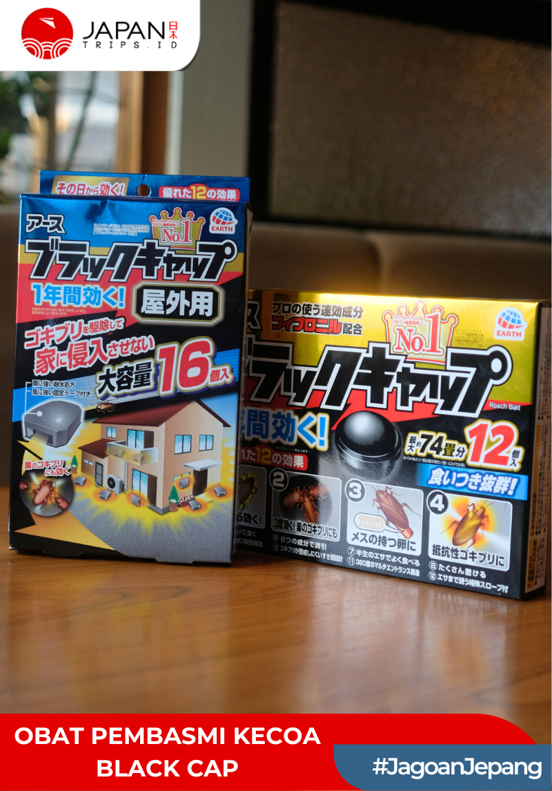 Obat Pembasmi Kecoa Black Cap | Import Jepang