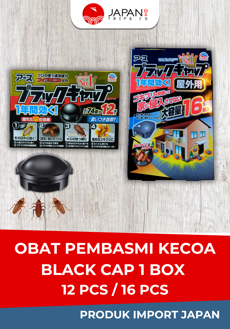 Obat Pembasmi Kecoa Black Cap | Import Jepang