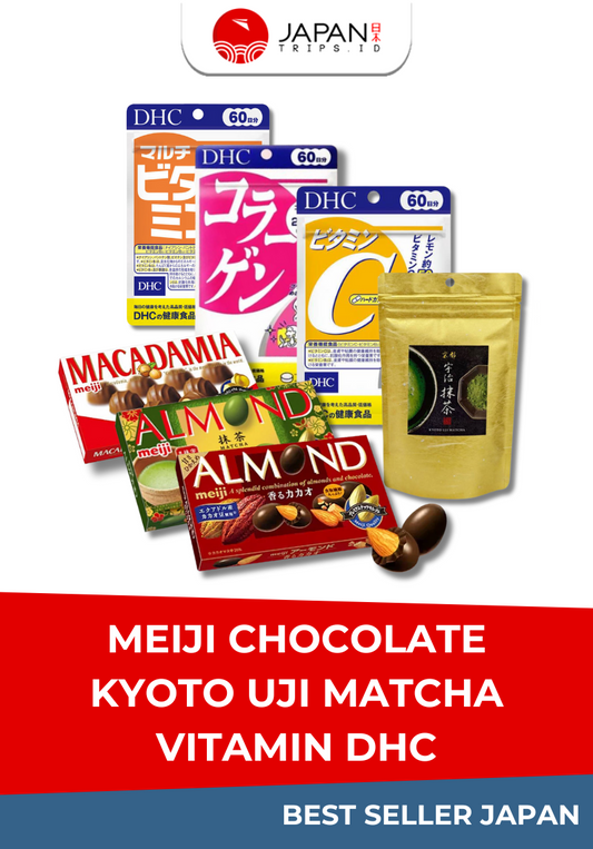 Meiji Chocolate | Kyoto Uji Matcha | Vitamin DHC - Produk Premium Import Jepang Makanan & Vitamin