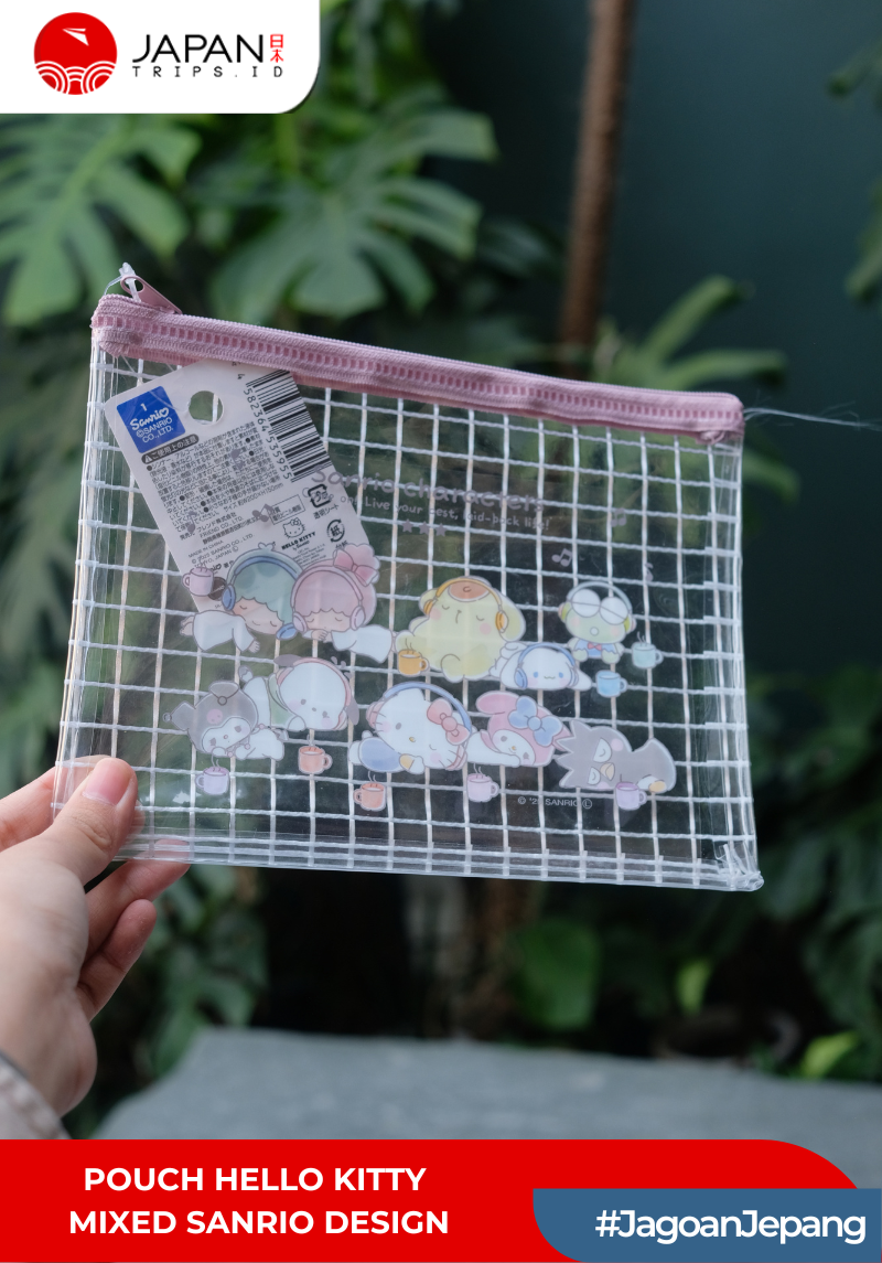 Zipper Pouch, Map Organizer, Mini Wallet & Tenugui - Produk Import Japan